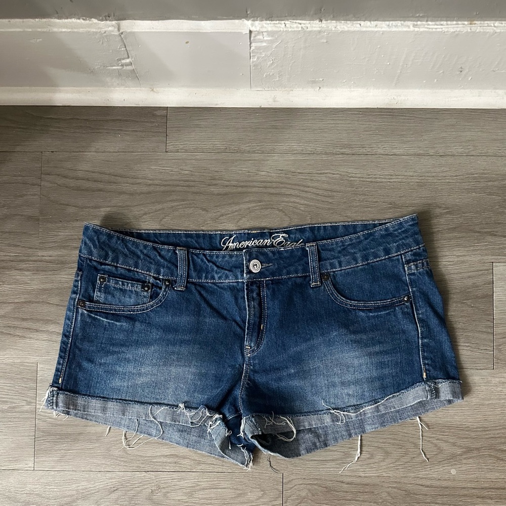 American Eagle Outfitters Dark Blue Jean Shorts